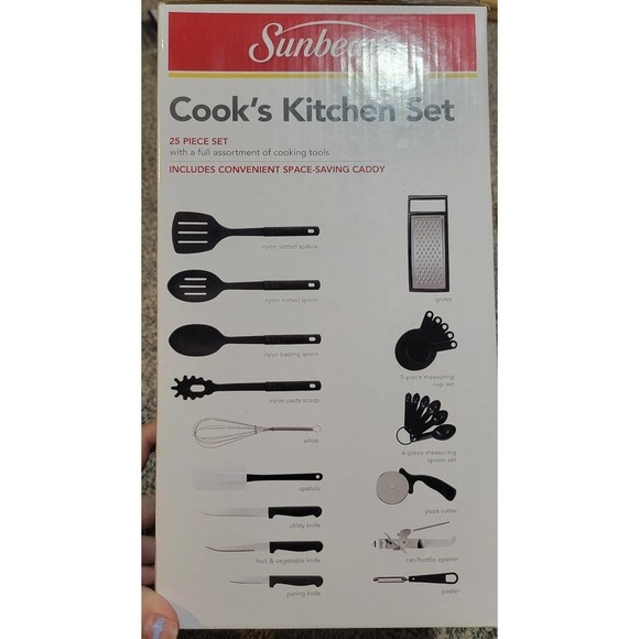 Cooks kitchen set cooking tools and caddy - Picture 3 of 3